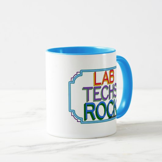 Lab Techs Rock Mok (Voorkant rechts)