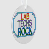 Lab Techs Rock Ornament (voorkant)