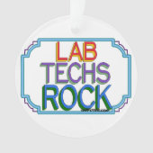 Lab Techs Rock Ornament (voorkant)