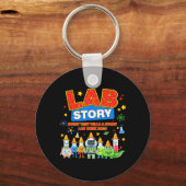 Lab Verhaal Lab Week 2026 Medisch Laboratorium Sleutelhanger (Voorkant)