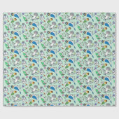 Lab Vogels - Ornithologie Cadeaupapier (Vlak)