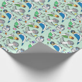 Lab Vogels - Ornithologie Cadeaupapier (Hoek)