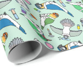 Lab Vogels - Ornithologie Cadeaupapier (Rol Hoek)