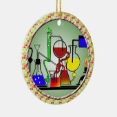 LAB WARE - LABORATORIUMGLASSWARE MAAR WETENSCHAPPE KERAMISCH ORNAMENT (Rechts)