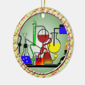LAB WARE - LABORATORIUMGLASSWARE MAAR WETENSCHAPPE KERAMISCH ORNAMENT (Links)