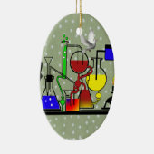 LAB WARE - LABORATORIUMGLASSWARE - WETENSCHAPPELIJ KERAMISCH ORNAMENT (Rechts)