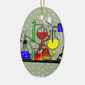 LAB WARE - LABORATORIUMGLASSWARE - WETENSCHAPPELIJ KERAMISCH ORNAMENT (Links)