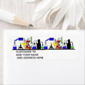 LAB WARE - STICKERS VAN RETOURADRES (Insitu)