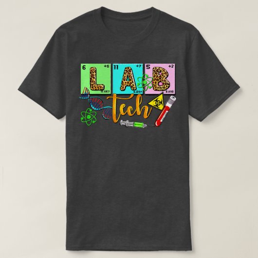 Lab Week 2023 Chemical Elements Medical Laboratory T-shirt (Design voorkant)