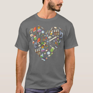 Lab Week 2023 Laboratoriumech Hart Grappig Loveec T-shirt