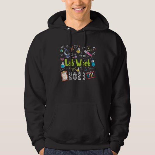 Lab Week 2023 Laboratory Tech Medical Technician S Hoodie (Voorkant)