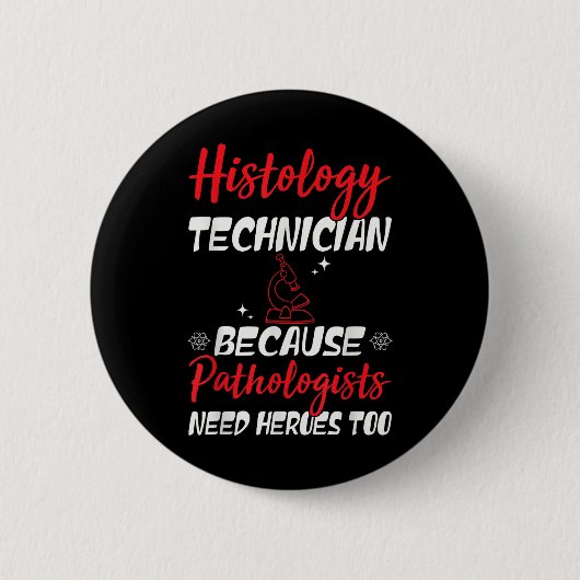 Lab Week 2025 Funny Histology Tech Medical Laborat Ronde Button 5,7 Cm (Voorkant)
