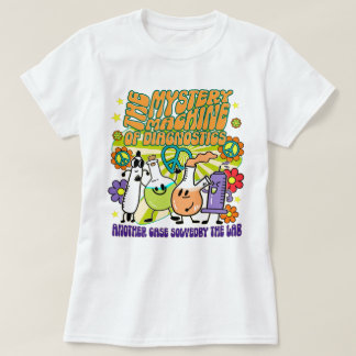 Lab Week 2025 Retro Mystery Machine van Diagnostie T-shirt