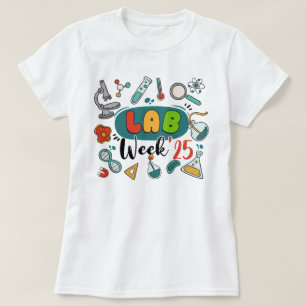 Lab Week 2025 Wetenschap Afstuderen Toekomstwetens T-shirt