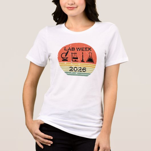 Lab Week 2026 Medical Laboratory Professionals Tri-Blend Shirt (Voorkant)