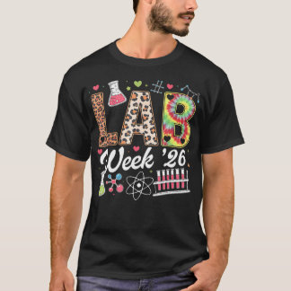 Lab Week 2026 Science Luipaard Medisch Laboratoriu T-shirt