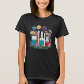 Lab Week Floral Chemistry – Fun Science T-shirt (Voorkant)