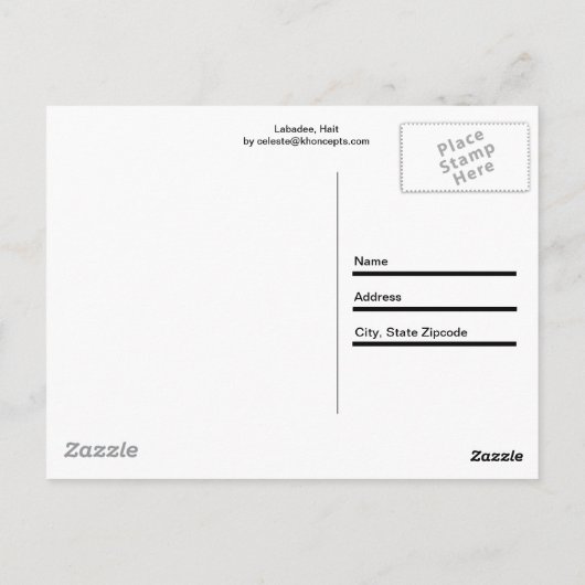 Labadee, Haïti Briefkaart (Achterkant)