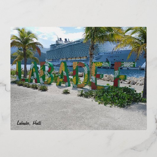 Labadee, Haïti Briefkaart (Voorkant)
