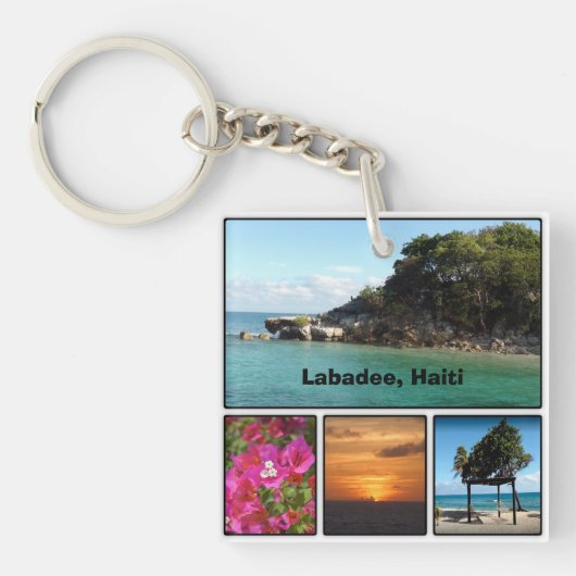 Labadee, Haïti Square Sleutelhanger (Voorkant)