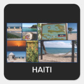 Labadee, Haïti Vierkante Sticker (Voorkant)