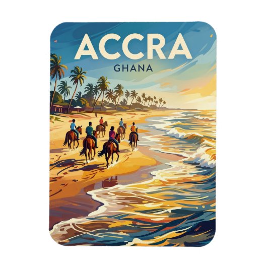 Labadi Pleasure Beach Ghana Magneet (Verticaal)