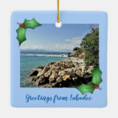 Labadie Seascape No. 2 Custom Keramisch Ornament (Achterkant)