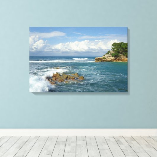 Labadie Zeegezicht Canvas Afdruk (Insitu (Houten vloer))