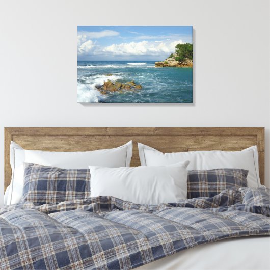 Labadie Zeegezicht Canvas Afdruk (Insitu (Slaapkamer))