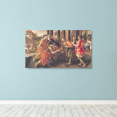 Laban Presenting Eliezer aan zijn vader, 1562 Canvas Afdruk (Insitu (Houten vloer))