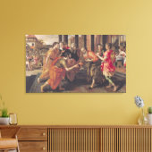 Laban Presenting Eliezer aan zijn vader, 1562 Canvas Afdruk (Insitu (Woonkamer))