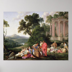 Laban Search for the Idols, 1647 Poster