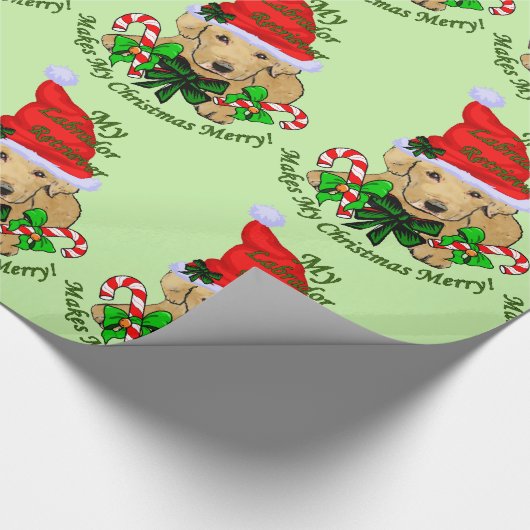 Labardor Retriever Kerst inpakpapier (Hoek)