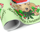 Labardor Retriever Kerst inpakpapier (Rol Hoek)