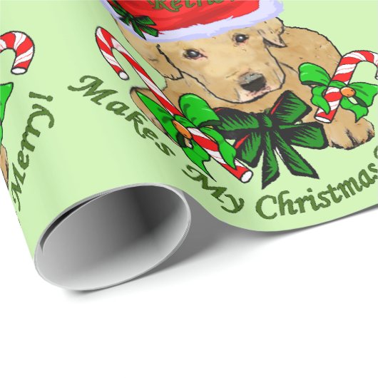 Labardor Retriever Kerst inpakpapier (Rol Hoek)