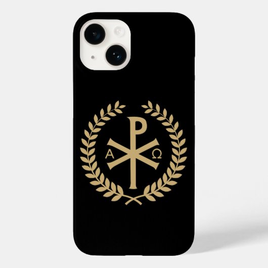 Labarum - Chi Rho - Roman Imperial Standard Case-Mate iPhone Case (Achterkant)