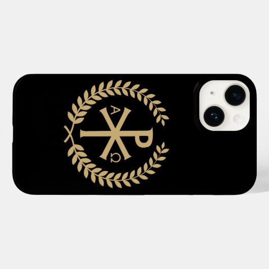 Labarum - Chi Rho - Roman Imperial Standard Case-Mate iPhone Case (Achterkant (horizontaal))