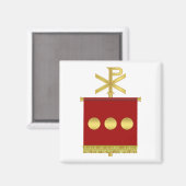 Labarum met Chi Rho Magnet (Voorkant / Achterkant)