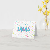 Labas, Litouwse groet Kaart (Gele Bloem)