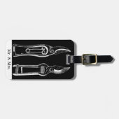 Label 2 van de Afbeeldingsgardening van de Illust Bagagelabel (Voorkant horizontaal)