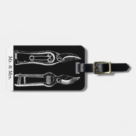 Label 2 van de Afbeeldingsgardening van de  Illust Bagagelabel