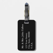 Label 2 van de Afbeeldingsgardening van de Illust Bagagelabel (Achterkant verticaal)