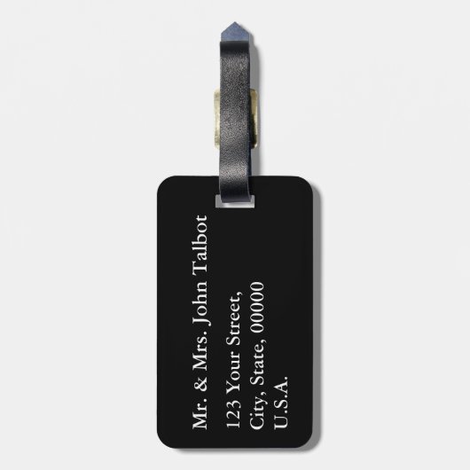 Label 2 van de Afbeeldingsgardening van de Illust Bagagelabel (Achterkant verticaal)