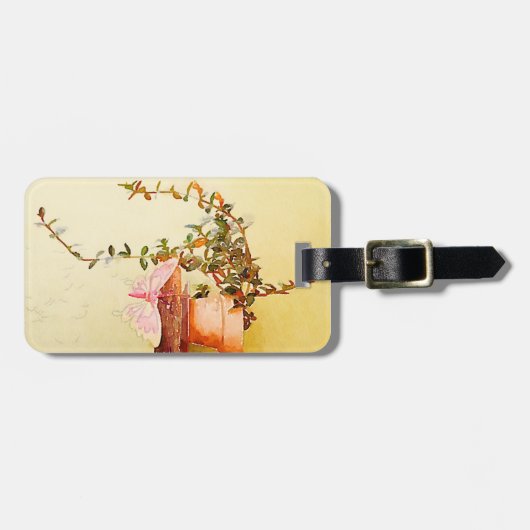 Label A Bag Waterverf nog steeds persoonlijke ID Bagagelabel (Voorkant horizontaal)