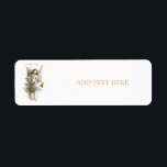LABEL ADRES TERUGKEER: VINTAGE CHRISTMAS ANGEL<br><div class="desc">ETIKET VOOR TERUGDRANK : VINTAGE CHRISTMAS ANGEL</div>