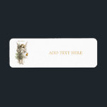 LABEL ADRES TERUGKEER: VINTAGE CHRISTMAS ANGEL<br><div class="desc">ETIKET VOOR TERUGDRANK : VINTAGE CHRISTMAS ANGEL</div>