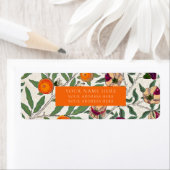 LABEL ADRES TERUGKEER : WILLIAM MORRIS : PLATTELAN (Insitu)