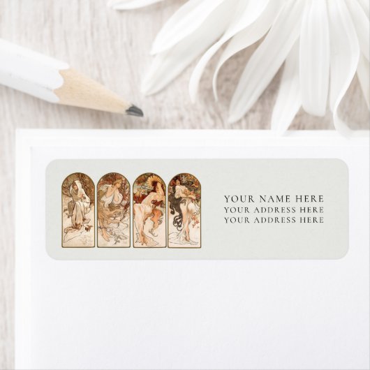 LABEL ADRES TERUGKEREN : ALPHONS MARIA MUCHA (Insitu)