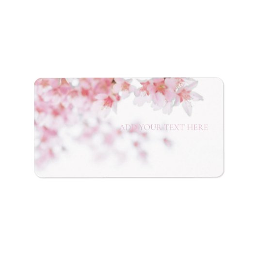 LABEL ADRES TERUGKEREN: BLOSSOM CHERRY (Voorkant)