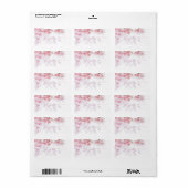 LABEL ADRES TERUGKEREN: BLOSSOM CHERRY (Full Sheet)